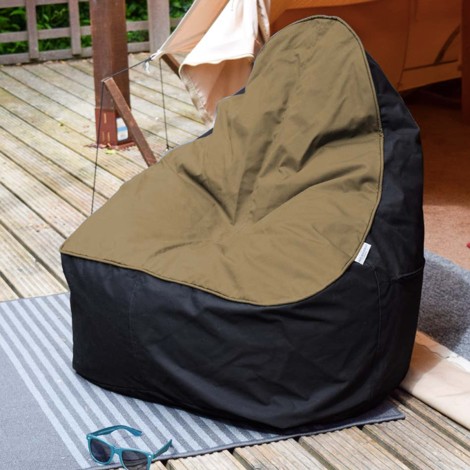 Desert & Orca Outdoor Beanbag on decking